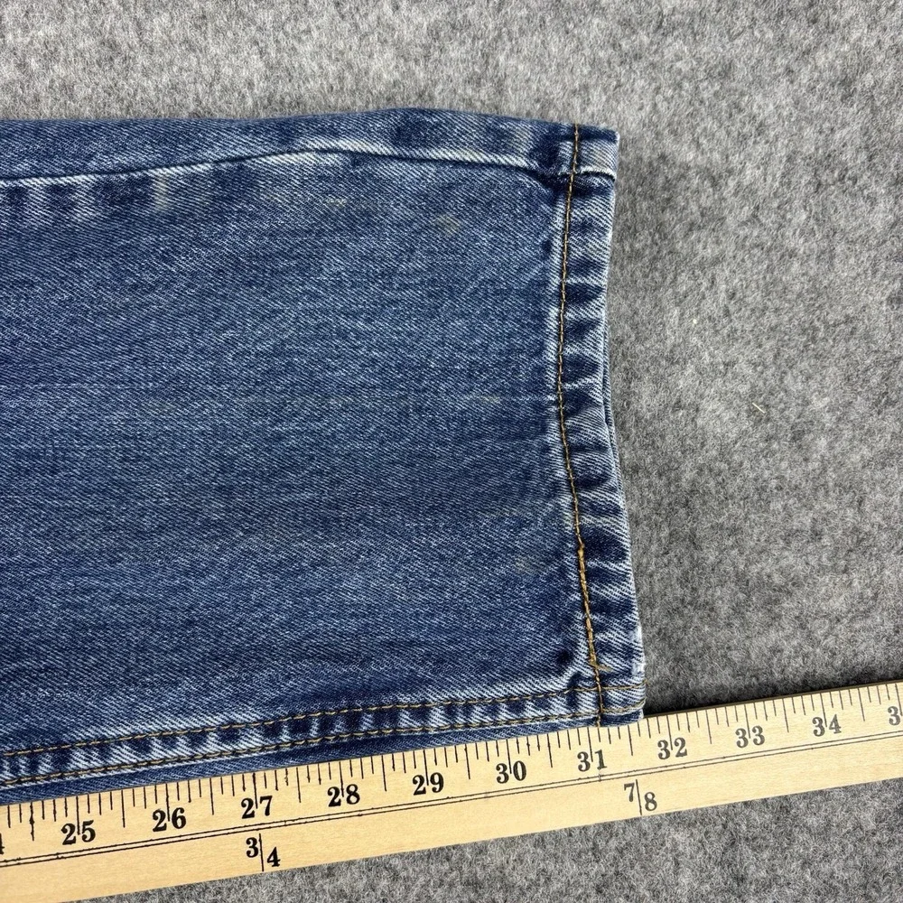 Levi's 505 Jeans Men's 36x32 Regular Fit Straight Leg‎ Blue Denim Medium Wash